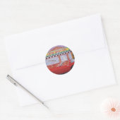 Sticker Rond tableaux de corvette 005 (Enveloppe)