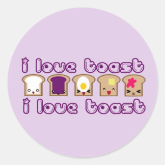 Sticker Rond Tabu Japan Toast Line