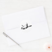 Sticker Rond Tabulation en ligne nette (Enveloppe)