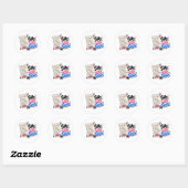 Sticker Rond Tâches Peu Sérieuses (Feuille)