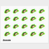 Sticker Rond Taco (Feuille)