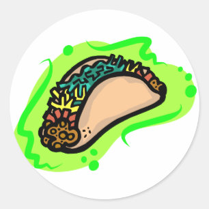 Sticker Rond Taco