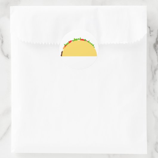 Sticker Rond Taco (Sac)