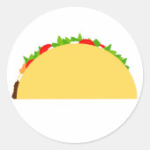 Sticker Rond Taco (Devant)