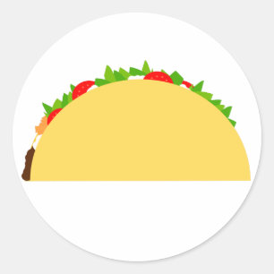 Sticker Rond Taco