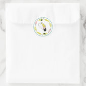 Sticker Rond Taco à propos d'amour | Taco Element Circle (Sac)
