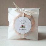 Sticker Rond Taco Bout Love Aquarelle Floral Cactus Mariage<br><div class="desc">Stickers Taco Bout moderne Love Cactus Mariage Succulent Classic Round Stickers</div>