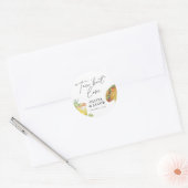 Sticker Rond Taco bout Love Mexican Couples Shower (Enveloppe)