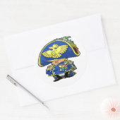 Sticker Rond Tacoleon Tinyhand (Enveloppe)