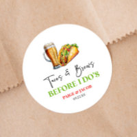 Tacos et bières avant le grand jour ! Dîner de rép
