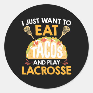 Sticker Rond Tacos Et Crosse