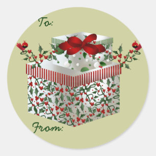 Sticker Rond Tags de Noël !