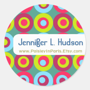 Sticker Rond Tags marketing Festive Circles