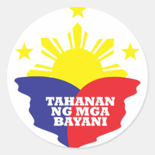 Sticker Rond Tahanan Ng Mga Bayani