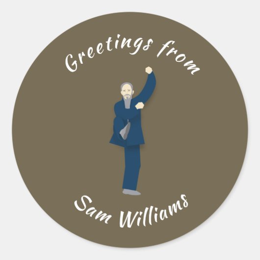 Sticker Rond Tai Chi (Devant)