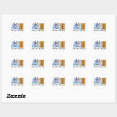 Sticker Rond T'ai Chi Chuan (Feuille)
