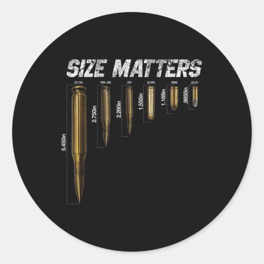 Sticker Rond Taille des puces S (Devant)