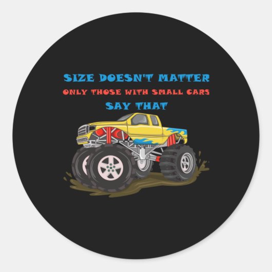 Sticker Rond Taille non (Devant)