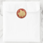 Sticker Rond Taira (Heiji) Clan Kamon (Sac)