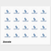Sticker Rond Tais-toi et roule (Feuille)