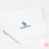 Sticker Rond Tais-toi et roule (Enveloppe)
