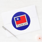 Sticker Rond Taïwan (Enveloppe)