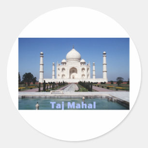 Sticker Rond Taj Mahal