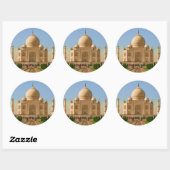 Sticker Rond taj mahal clair (Feuille)