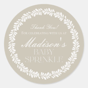 Sticker Rond Talavera beige Carrelage espagnol Fiesta Baby Spri