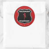 Sticker Rond Talisman Autoroute RuneQueen (Sac)