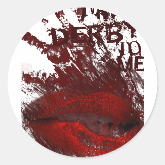 Sticker Rond talkderbytome (Devant)