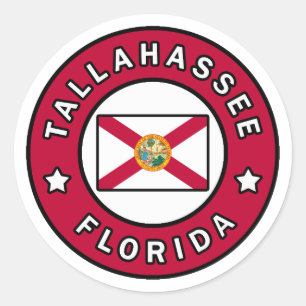 Sticker Rond Tallahassee Floride