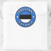 Sticker Rond Tallinn Estonie (Sac)