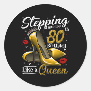 Sticker Rond Talons Élevés Qui Entrent Dans Mon 80E 80 Et Fabul