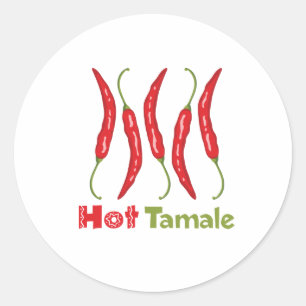 Sticker Rond Tamale chaud