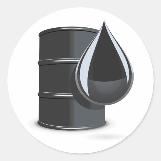 Sticker Rond Tambour à huile (Devant)