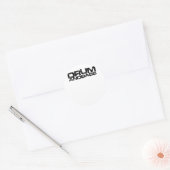 Sticker Rond Tambour et basse (Enveloppe)