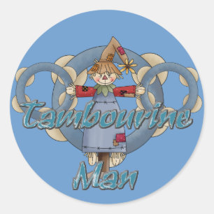 Sticker Rond Tambourine