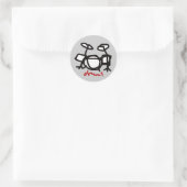 Sticker Rond tambours (Sac)