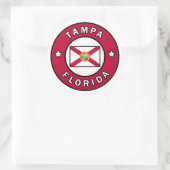 Sticker Rond Tampa Floride (Sac)