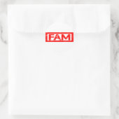 Sticker Rond Tampon (Sac)