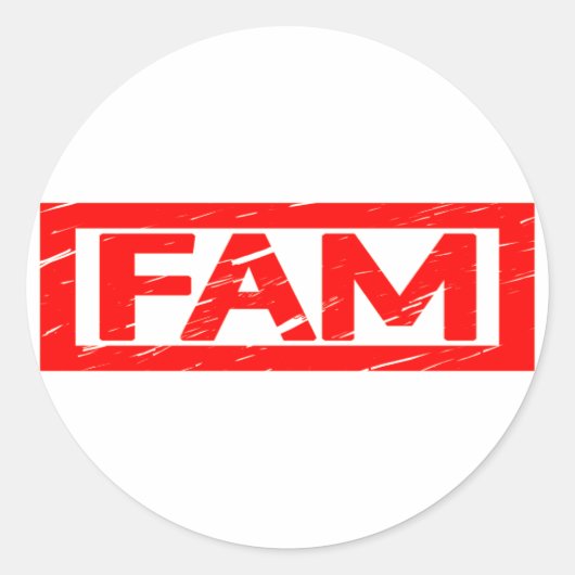 Sticker Rond Tampon (Devant)