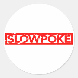 Sticker Rond Tampon de Slowpoke