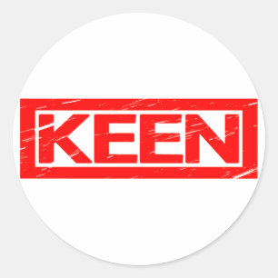 Sticker Rond Tampon Keen