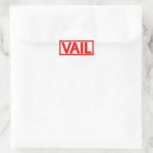 Sticker Rond Tampon Vail (Sac)