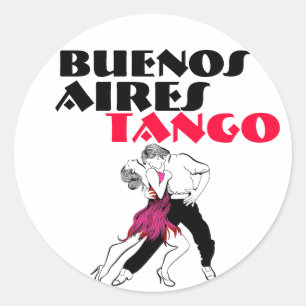 Sticker Rond Tango de Buenos Aires