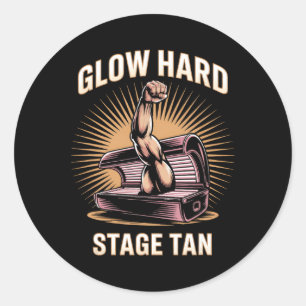 Sticker Rond Tanning Led Llow Hard Concurrents Fitness Fans Tan