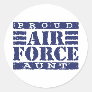 Sticker Rond Tante de la Force aérienne