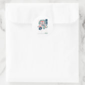Sticker Rond TANUKI YOKAI Japonais (Sac)