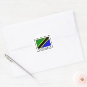Sticker Rond Tanzanie (Enveloppe)
